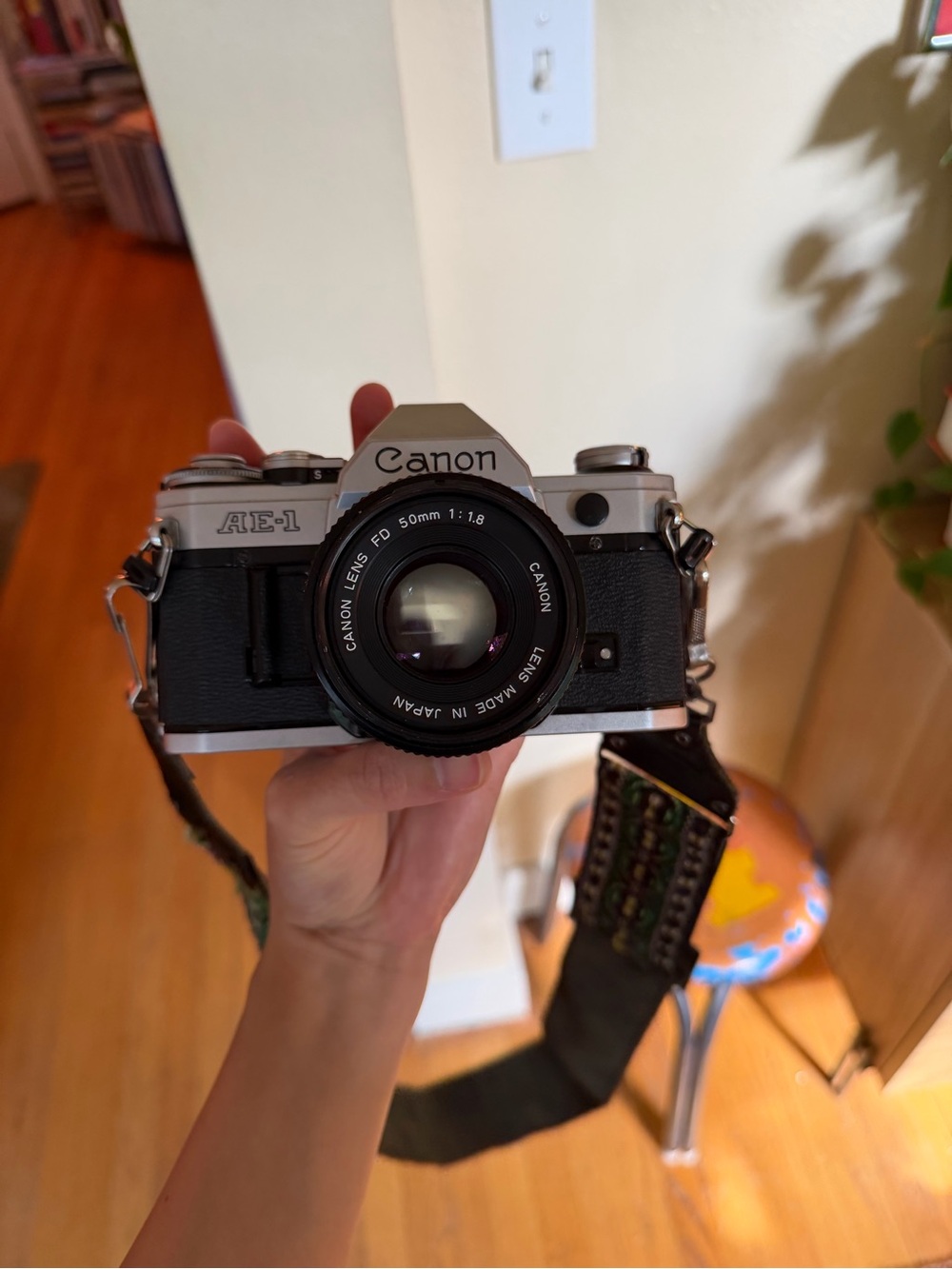 Canon AE-1 SLR with 50mm SD Lens